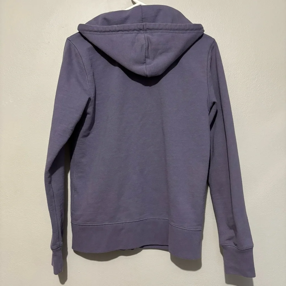 North Face Zip Up Hooded Sweatshirt Lightweight Jacket Size XS Purple